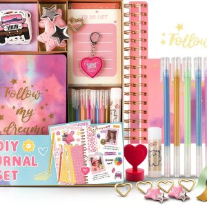 Huastyle DIY Journal Kit for Girls Acid-Free Paper Craft Set-0