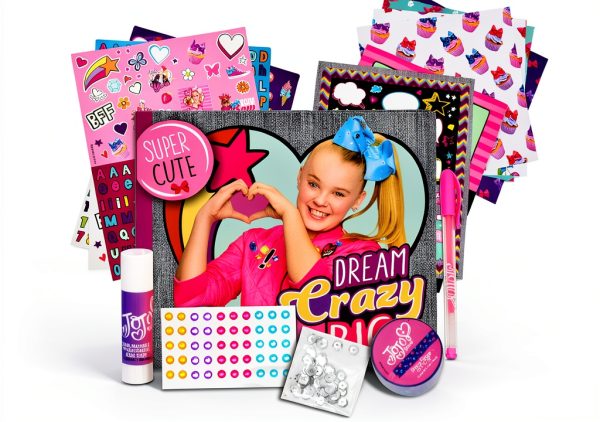 JoJo Siwa Scrapbook Kit Pink Colorful 650 Pieces Kids-4