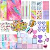 PATIFEED Kids Scrapbooking Journal Set 2-Pack Paper Craft-4