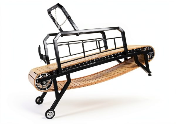 Albott Dog Treadmill Manual Wood Black Exercise Fitness-3