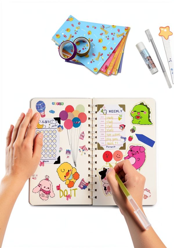 Suziko DIY Journal Kit Unicorn Theme Art Craft for Girls-5