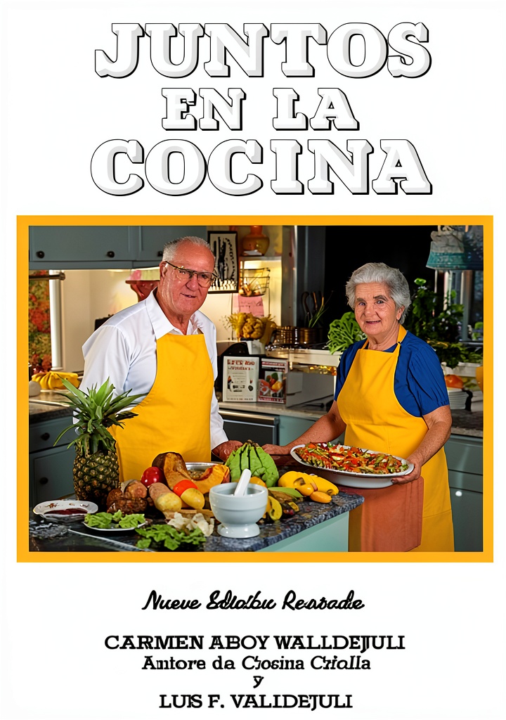 'Spanish Cookbook open on a tablet showing vibrant recipes'