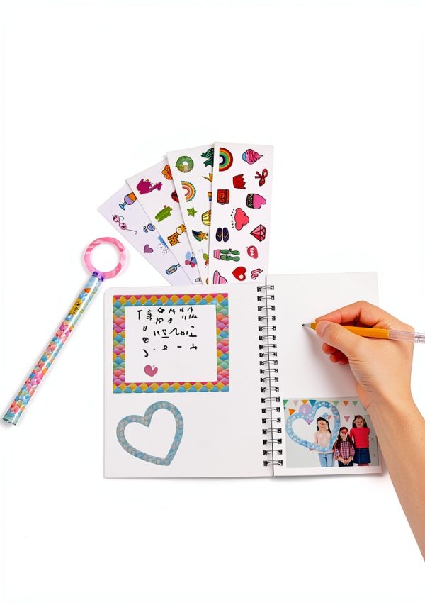 Anpro DIY Journal Kit for Girls Creative Scrapbooking Set-2