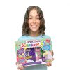GirlZone Kids Christmas Scrapbook Kit Paper Craft Supplies-4