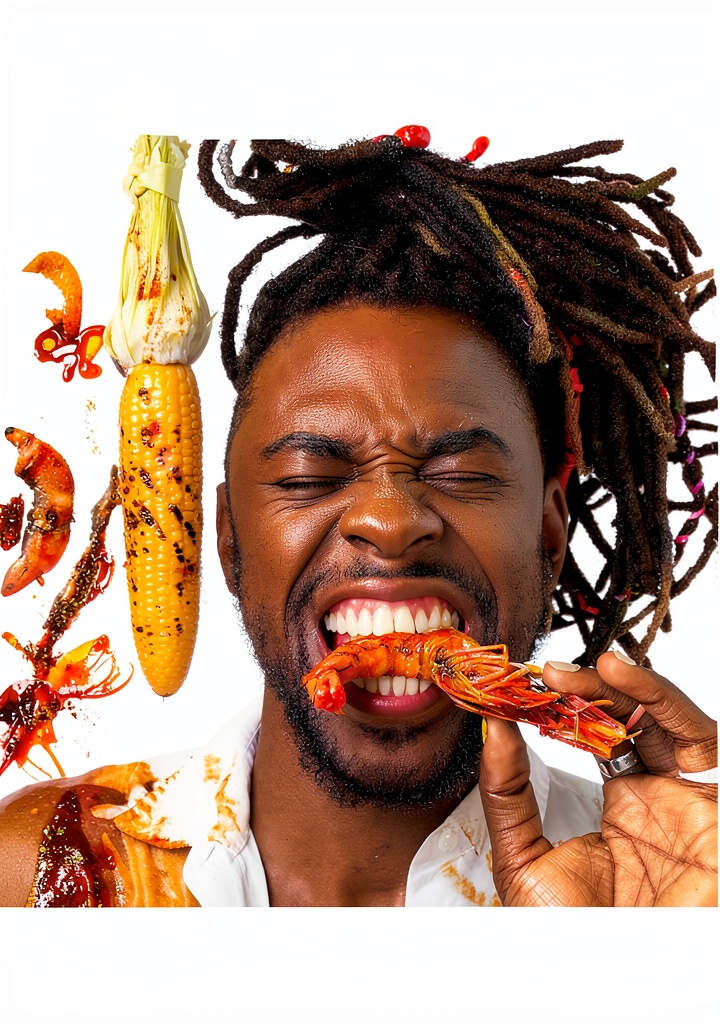 Kindle cookbook open to a soul food recipe page