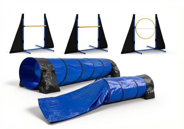 Jopavo Dog Agility Training Equipment Set Adjustable Hurdles-1