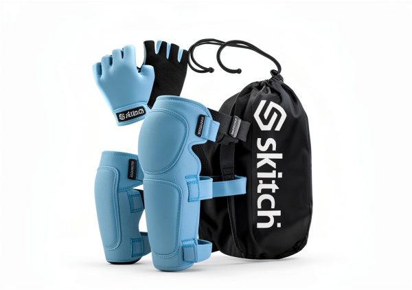 SKITCH Multi Sport Protective Gear Set Blue Small-1