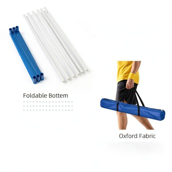 MHSTAR Dog Agility Jump Two‑Way Design Portable-3