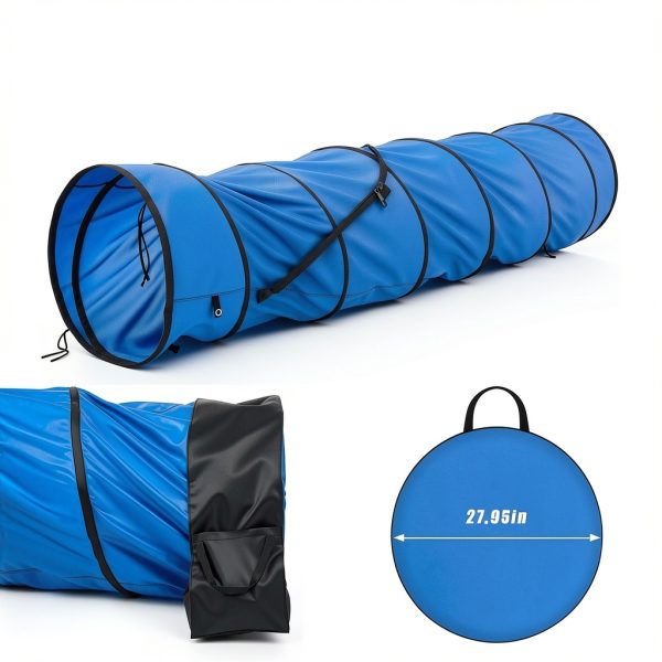 Briwooody Dog Agility Tunnels Orange 28in X 10ft-1