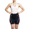 BelugaDesign Women's Skating Padded Shorts Black Pink Small-2