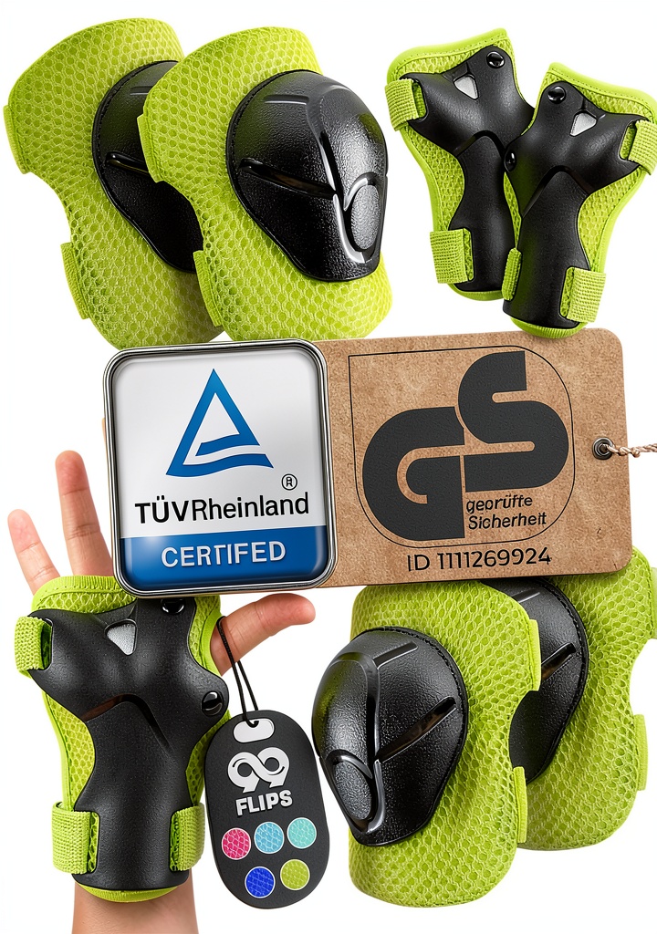 Kids wearing 99FLIPS Skates Safety Elbow Pads