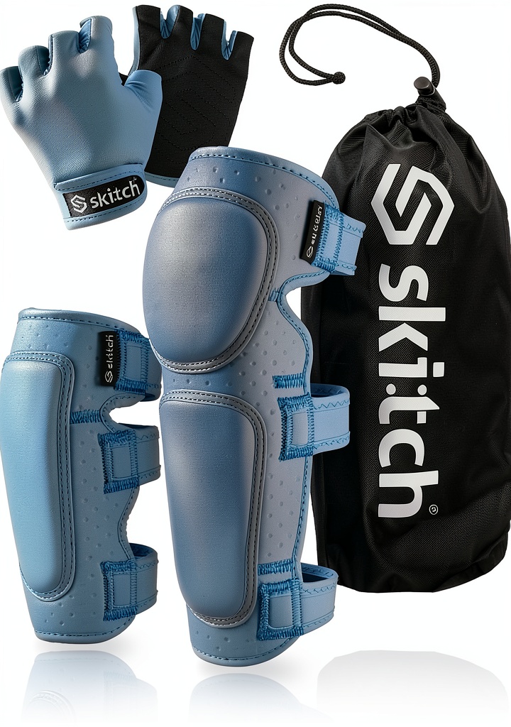 SKITCH Multi Sport Protective Gear Set Blue Small