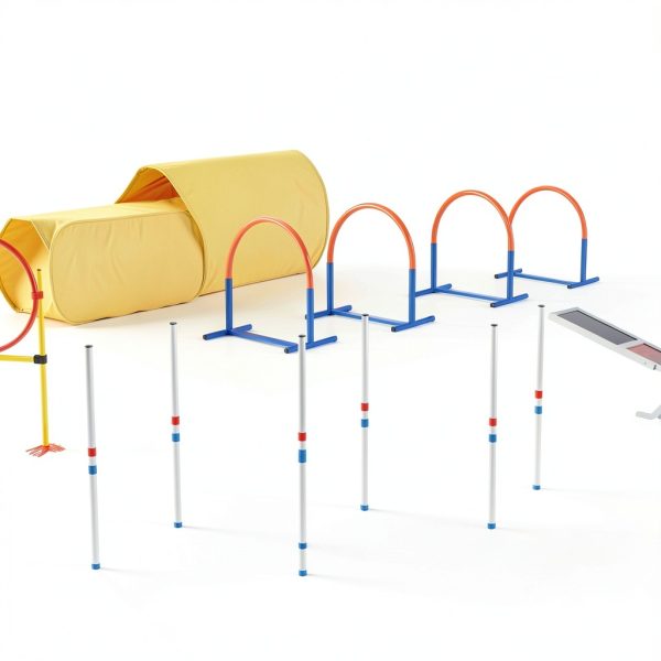 MHSTAR Dog Agility Jump Two‑Way Design Portable-8