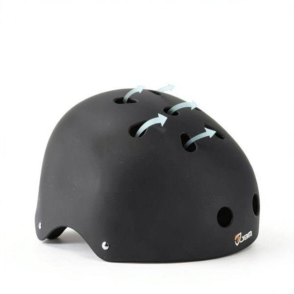 Skateboarding Gear JBM EPS Foam Black Teens-2
