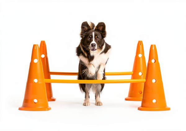 TRIXIE Dog Agility Jump Kit Adjustable Hurdle-1