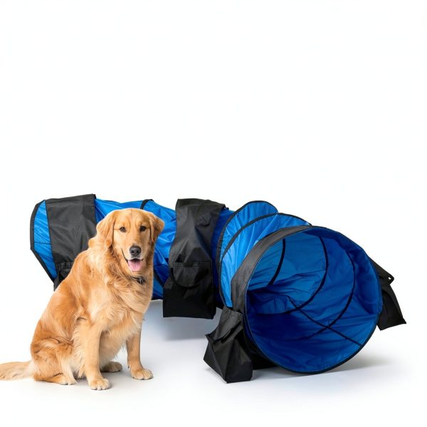 Briwooody Dog Agility Tunnels Orange 28in X 10ft-5