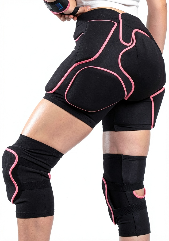 Women's Skating Padded Shorts in action