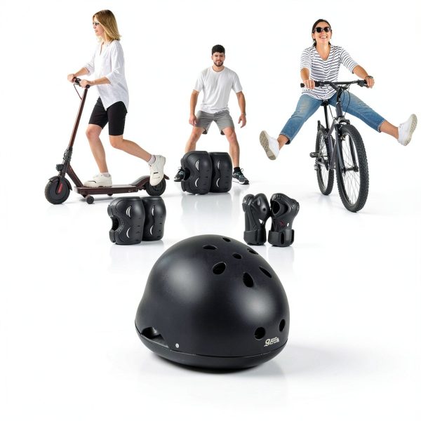 Skateboarding Gear JBM EPS Foam Black Teens-1