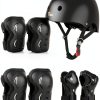 Skateboarding Gear JBM EPS Foam Black Teens-0