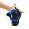 ZLEIOUY Kids Protective Gear Set with Knee Elbow Wrist Pads Blue-1