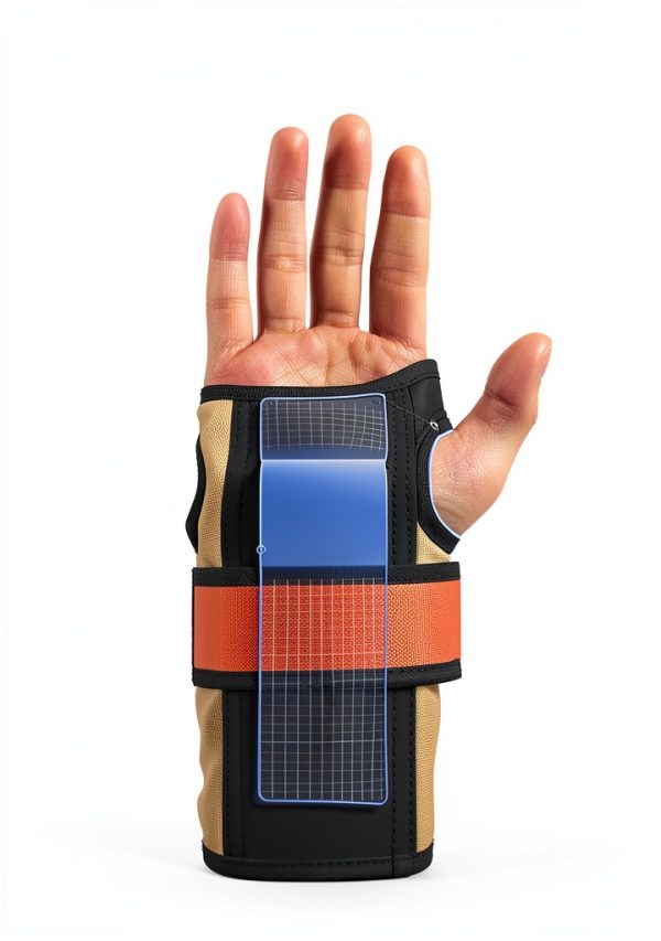Skateboard Knee Pads OutdoorMaster Nylon ABS Set Black Orange Size M-3