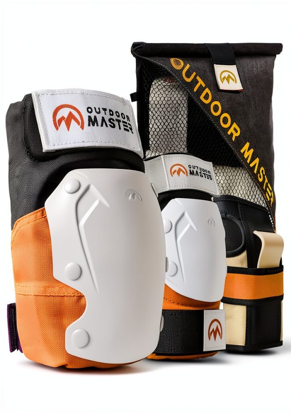 OutdoorMaster Knee and Elbow Pads Set Adjustable Protective Gear-0
