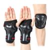 Tsavnpk Kids Skate Protective Gear Set 6‑Piece Black Red Size S/M-7