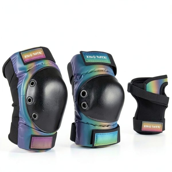 XINDAER Skate Knee Pads Gradient Design Protective Gear Small Medium-2