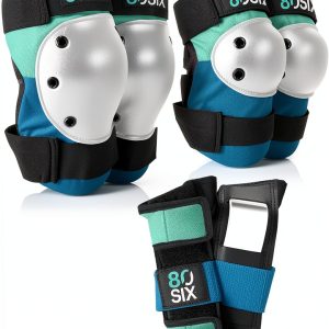 80Six Kids Protective Gear Set Cycling Skateboarding Elbow Knee Wrist-0