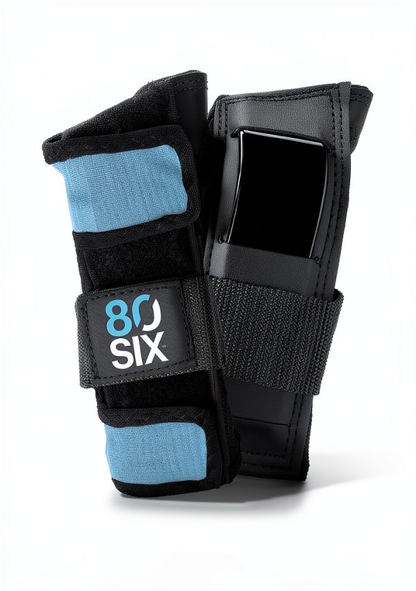 80Six Kids Protective Skate Pad Set Stone Blue Medium-3