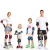 Forzueby Skate Knee Pad Set - Nylon Gear with Adjustable Straps-1