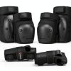 Forzueby Skate Knee Pad Set - Nylon Gear with Adjustable Straps-0