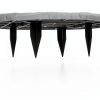 Ei Circular 15.5” Stepping Stones Grey Resin Set of 4 with Stakes-3