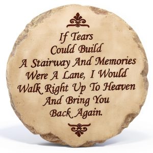 If Tears Could Build A Stairway Stone 9.5" Spoontiques-0