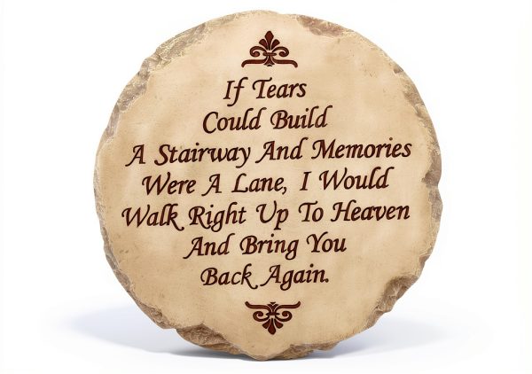 If Tears Could Build A Stairway Stone 9.5" Spoontiques-0