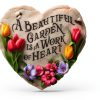 Garden Stepping Stone Spoontiques Resin Painted Round-5