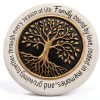 Family Tree Garden Stepping Stone VEOJEIN 9.45in Gold Tree of Life-0