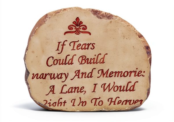 If Tears Could Build A Stairway Stone 9.5" Spoontiques-6