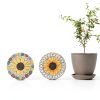Sunflower Stepping Stone 3 Pack 10 Inch Garden Stone by PINPON-4