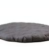 Ei Circular 15.5” Stepping Stones Grey Resin Set of 4 with Stakes-2