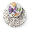 Garden Stepping Stones Smusei Butterfly Hummingbird 10in Decorative-3