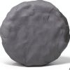 Ei Circular 15.5” Stepping Stones Grey Resin Set of 4 with Stakes-1