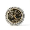 Family Tree Garden Stepping Stone VEOJEIN 9.45in Gold Tree of Life-3