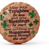 Spoontiques St Patrick's Day Stepping Stone Resin Garden Decor 9.5"-5