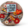 Stepping Stone Home Sweet Dragonfly by Spoontiques Resin Garden Décor-5