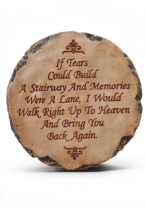 If Tears Could Build A Stairway Stone 9.5" Spoontiques-3