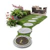 Family Tree Garden Stepping Stone VEOJEIN 9.45in Gold Tree of Life-2