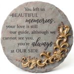 Carson Beadworks Memories Garden Stone 5x5in Stepping Stone-0