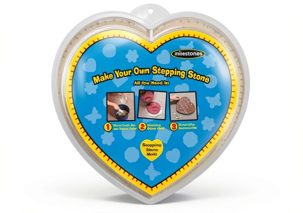 Large Heart Stepping Stone Mold 12-Inch Midwest Products Plastic-0