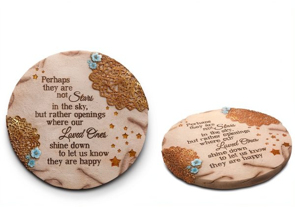 Garden Stone Stars in the Sky Memorial Pavilion Gift Co 10in Round-4